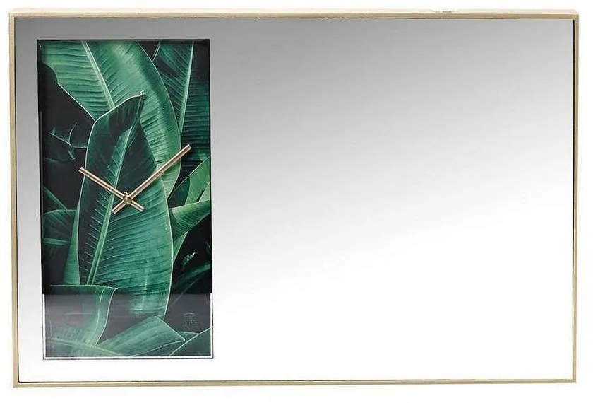 Καθρέφτης-Ρολόι Τοίχου FEC209 Πράσινο 40x60x4,5cm Espiel Μέταλλο