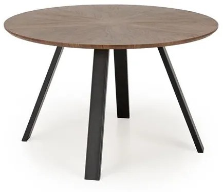 DANILO table walnut/black