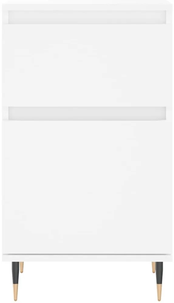 vidaXL Συρταριέρα Λευκή 40 x 35 x 70 εκ. από Επεξεργασμένο Ξύλο