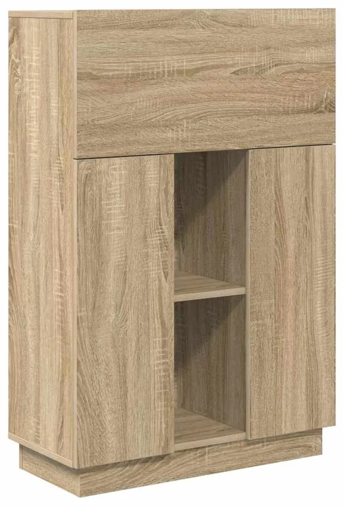 vidaXL Γραφείο Sonoma Δρυς 71.5 x 31.5 x 106.5 εκ Επεξεργασμένο ξύλο