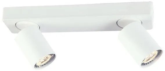 Σποτ Φωτιστικό Οροφής ELITIS 32Χ7Χ11CM Δίφωτο GU10 ACA-RA302S32WH-Λευκό RA302S32WH