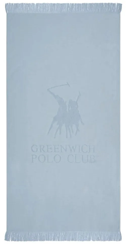 Πετσέτα Θαλάσσης 3636 Light Blue Greenwich Polo Club Beach 80x170cm 100% Βαμβάκι