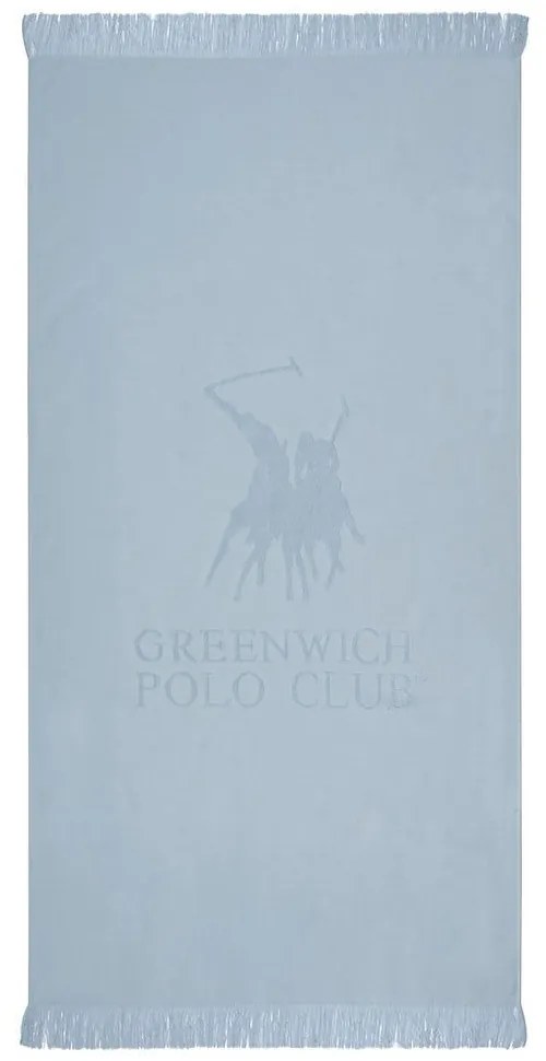 Πετσέτα Θαλάσσης 3636 Light Blue Greenwich Polo Club Θαλάσσης 80x170cm 100% Cotton