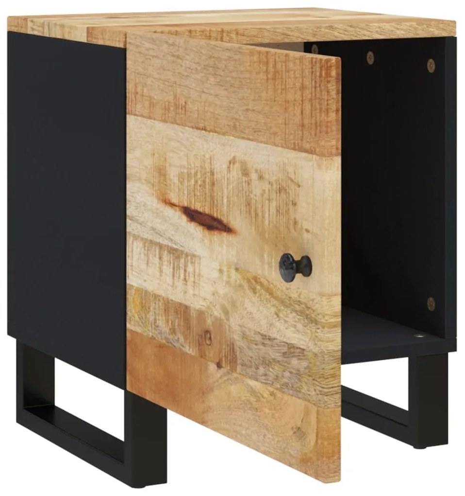 vidaXL Κομοδίνο 40 x 33 x 46 εκ. από Μασίφ Ξύλο Μάνγκο