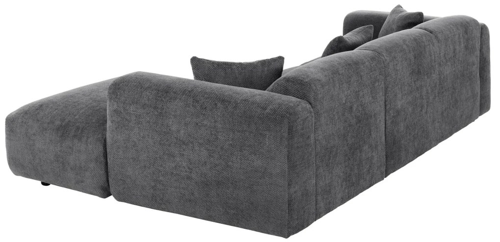 ΚΑΝΑΠΕΣ ΓΩΝΙΑ BRICKEN  ΑΝΘΡΑΚΙ ΥΦΑΣΜΑ 110-282x98-160x72Υεκ.