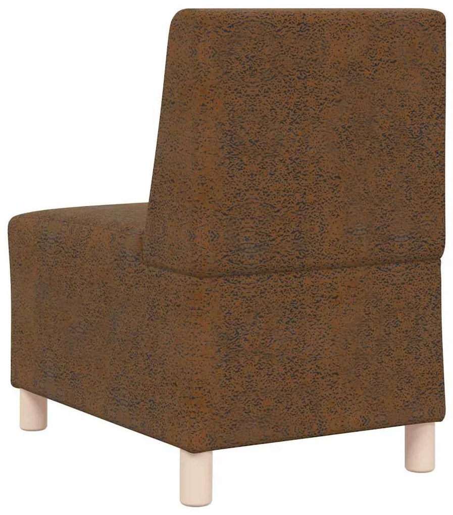 vidaXL Καθίσμα Σαλονιού 2 pcs Καφέ 55 x 74 x 82 εκ.