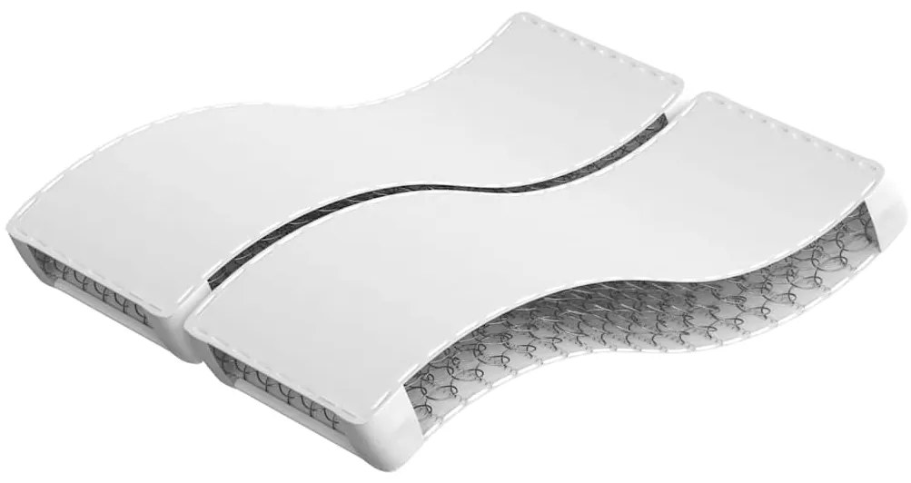 vidaXL Στρώμα με Bonnell Springs Μεσαία Σκληρότητα 140 x 190 εκ.