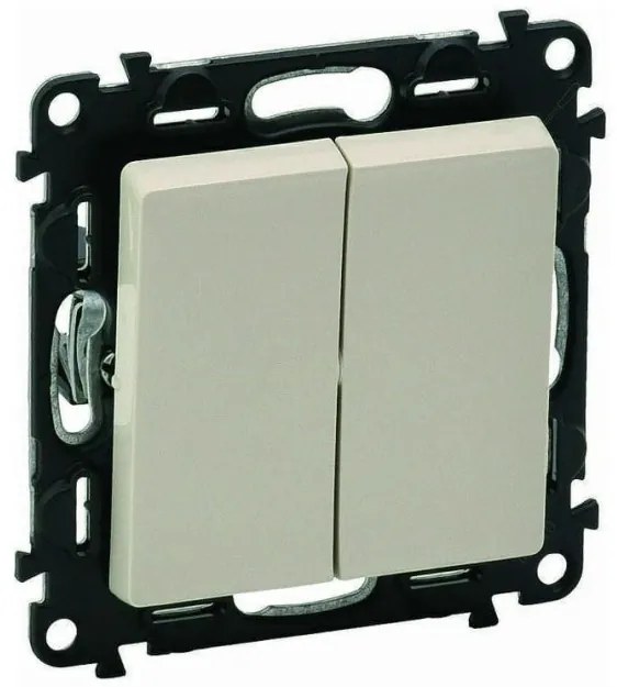 Διακόπτης Διπλός A/R Μπεζ Valena Life 752208 Legrand-752208-Μπεζ 752208