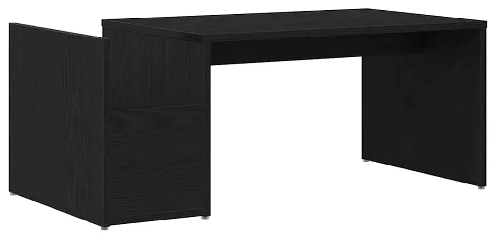 vidaXL Τραπεζάκι σαλονιού Μαύρη δρυς 90 x 45 x 35 cm