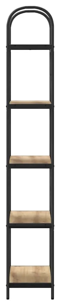 vidaXL Ράφι Βιβλίων artisan δρυς 60 x 30 x 183 εκ Επεξεργασμένο ξύλο