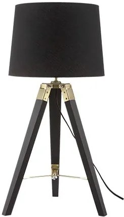 Επιτραπέζιο φωτιστικό Rene-Μαύρο - Χρυσό