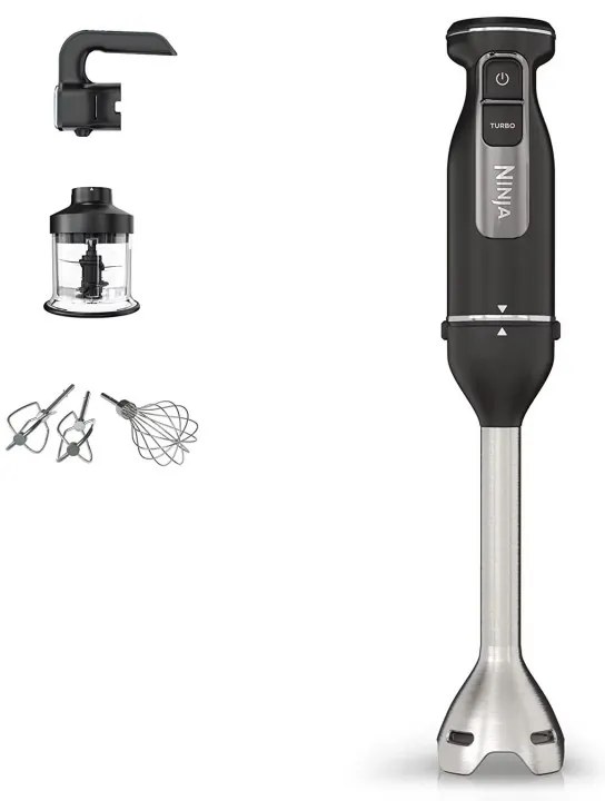 Ραβδομπλέντερ NINJA CI100EU, 850W, 700ML, 5 Ταχύτητες, TURBO, 3 σε 1, Μαύρο