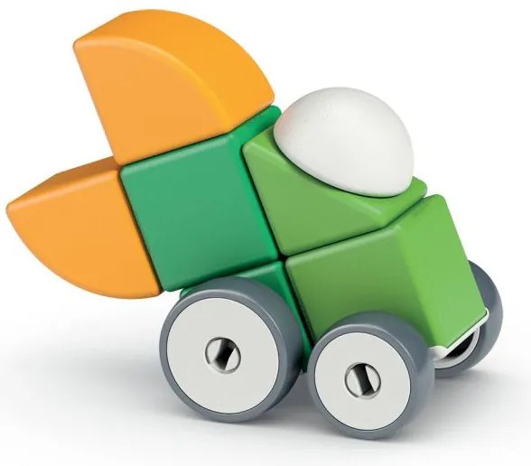 Παιχνίδι Magicube Wheels 13-Green Geomag