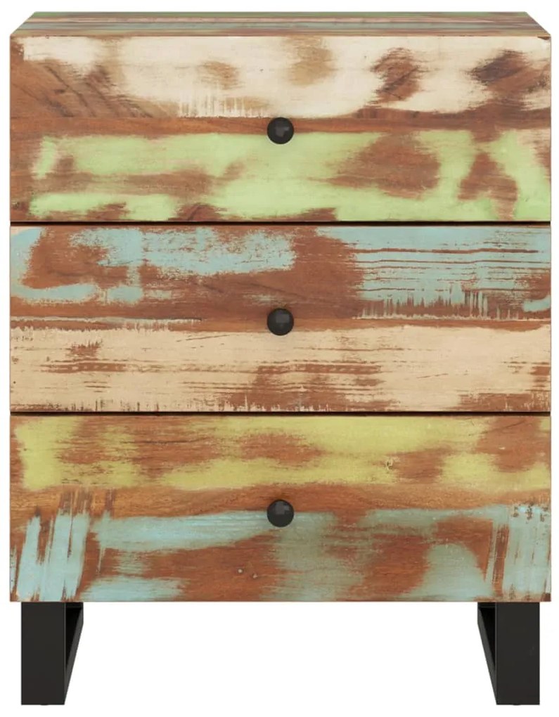 vidaXL Κομοδίνο 50 x 33 x 62 εκ. Μασίφ Ανακυκλωμένο Ξύλο & Επεξ. Ξύλο