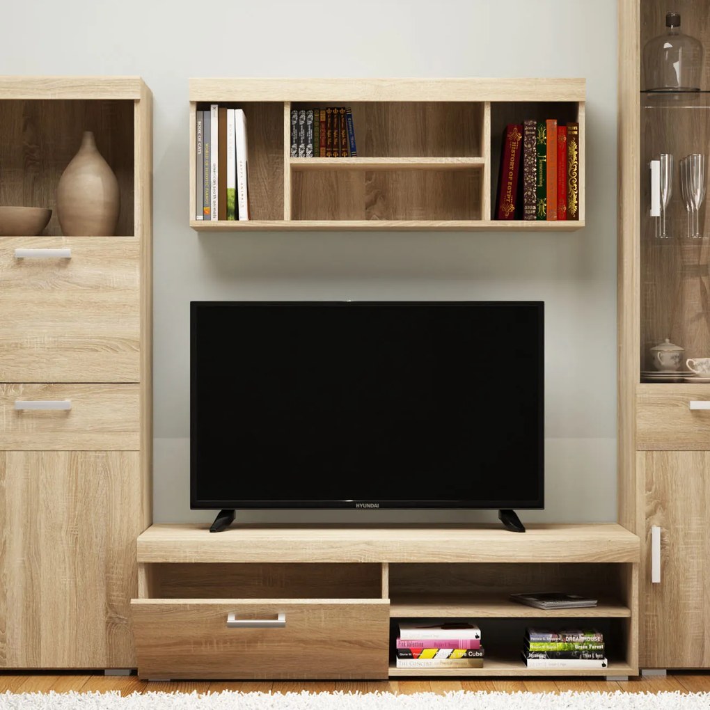 DAMIS ΕΠΙΠΛΟ TV 134X45X39ΕΚ ΜΕ MDF ΔΙΑΚΟΣΜΗΣΗ SONOMA