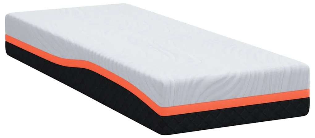 vidaXL Στρώμα Λευκό και Γκρι 70 x 200 cm Pěna