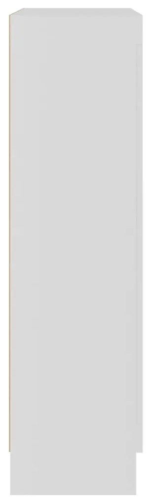 Βιβλιοθήκη Λευκή 82,5 x 30,5 x 115 εκ. Επεξ. Ξύλο - Λευκό
