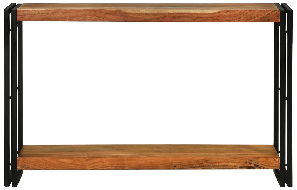 vidaXL Τραπέζι κονσόλας Καφέ 120 x 33 x 75 εκ Μασίφ ξύλο ακακίας