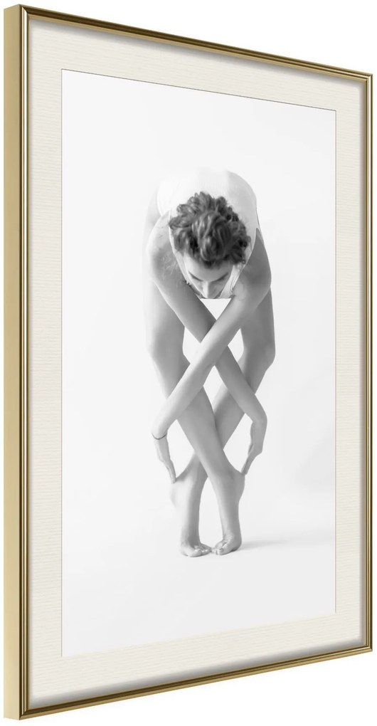 Αφίσα - Interlaced Body - 30x45 - Χρυσό - Με πασπαρτού