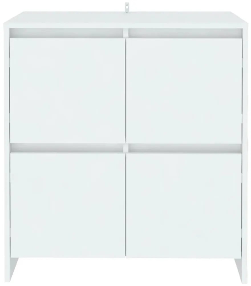 vidaXL Μπουφές Λευκός 70x41x75 εκ. από Επεξεργασμένο Ξύλο