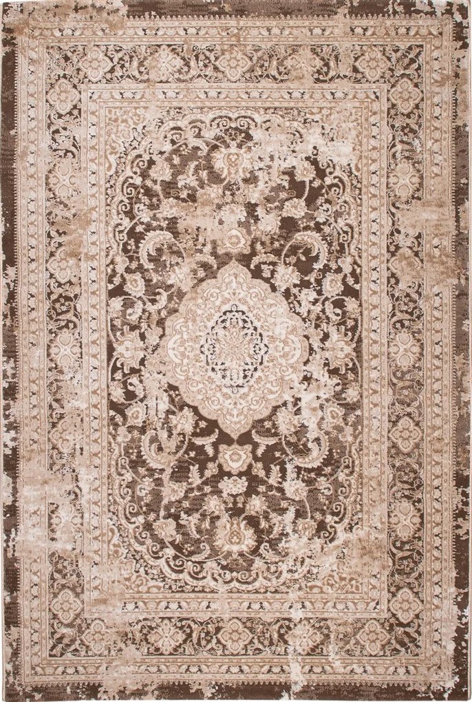 Χαλί VELVET 2222/Vison &#8211; 160×160 cm 160εκ - Στρόγγυλο