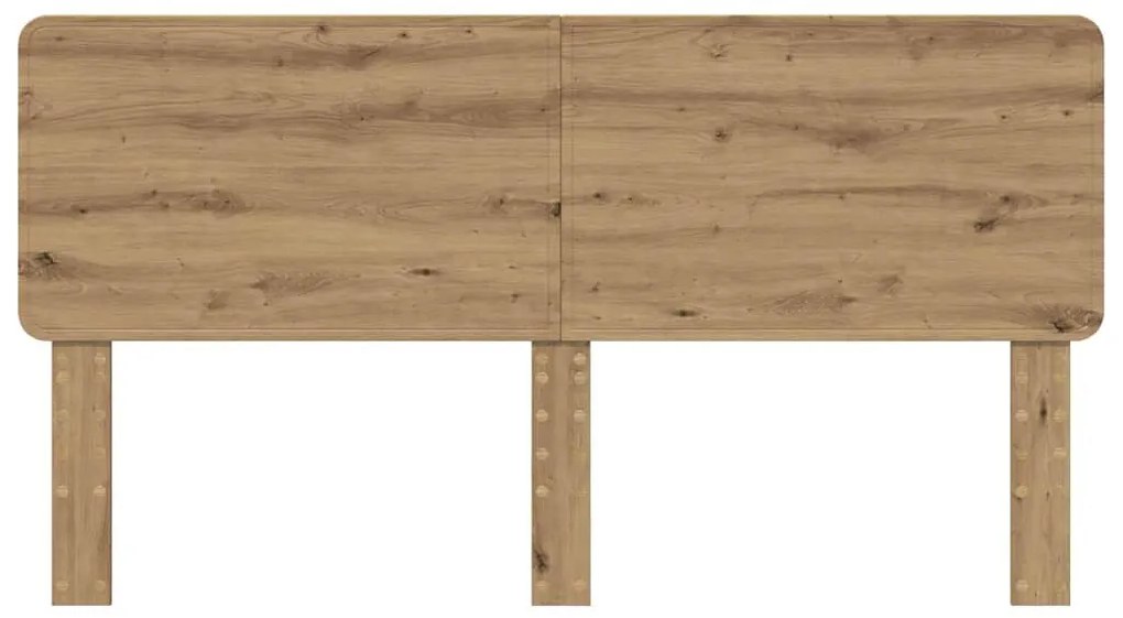vidaXL Κεφαλάρι με κεφαλάρι Artisan Oak 180 cm Επεξεργασμένο ξύλο