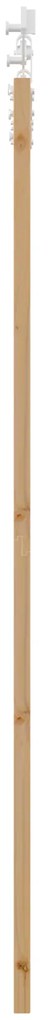 vidaXL Συρόμενη Πόρτα με Σετ Εξαρτημάτων 78x211 cm Συμπαγές Ξύλο Πεύκο