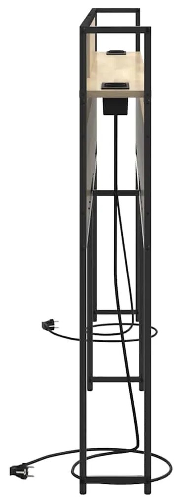 vidaXL Κεφαλάρι Αποθήκης Sonoma Δρυς 180 cm Επεξεργασμένο ξύλο