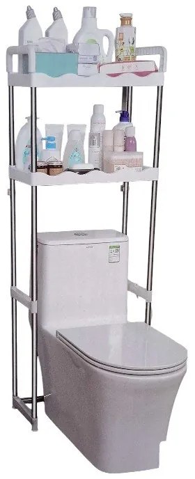 Επιδαπέδια ραφιέρα μπάνιου Inox - 103-2