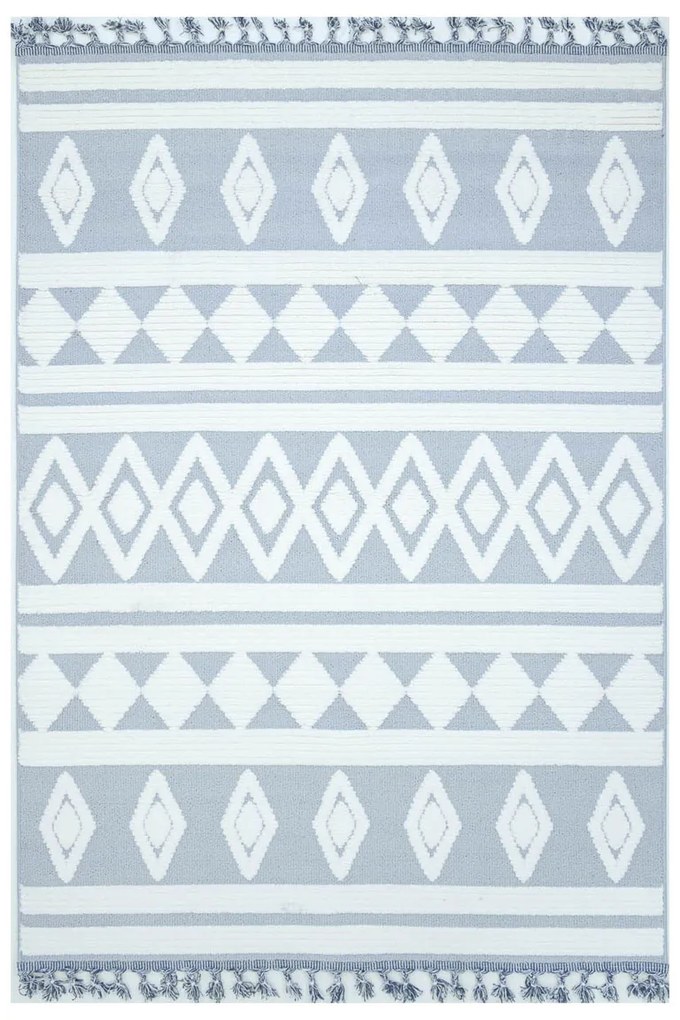 Χαλί (160x230) Ezzo Perla D051A1A Light Grey