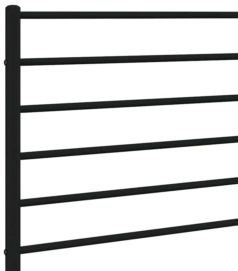 vidaXL Κεφαλάρι Μαύρο 193 εκ. Μεταλλικό