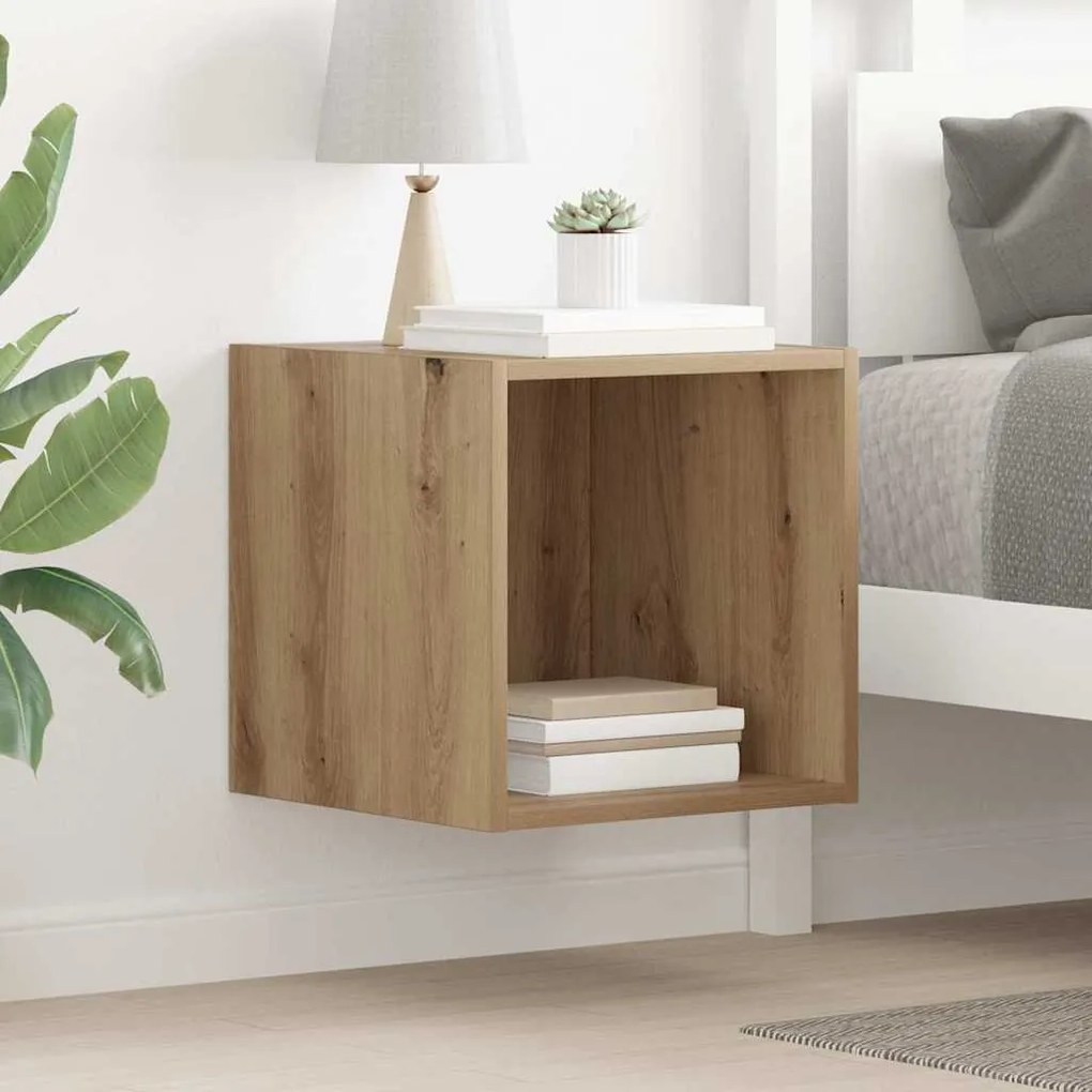 vidaXL Ντουλάπα Τοίχου artisan δρυς 37 x 37 x 37 εκ Επεξεργασμένο ξύλο