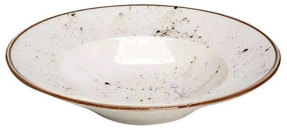 Πιάτο Βαθύ Πορσελάνινο Στρογγυλό Terra TLK120K6 Φ27cm Cream Espiel Porcelain