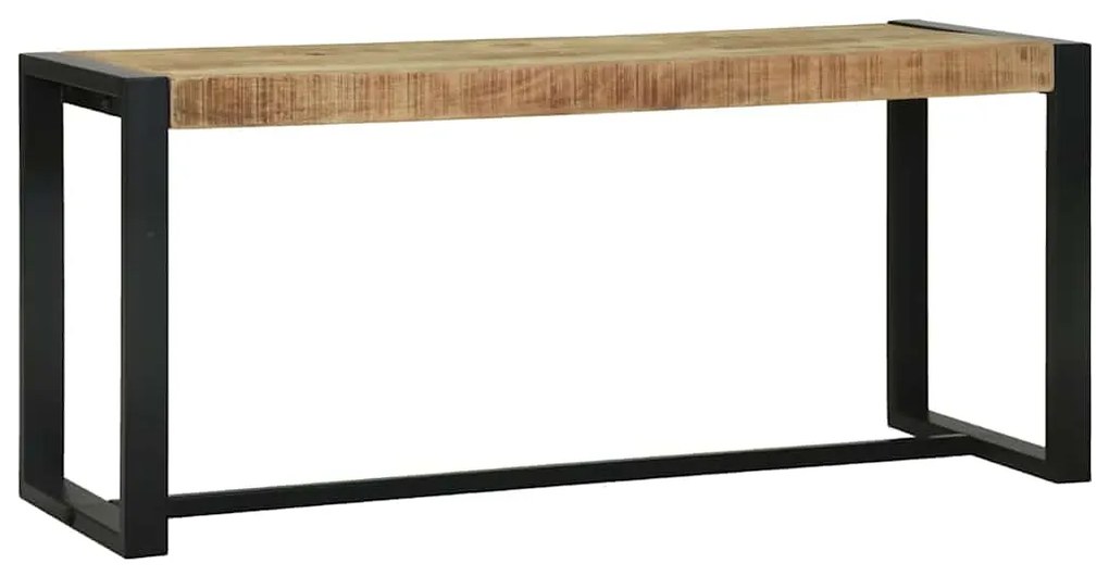 vidaXL Παγκάκι Καφέ 100 x 35 x 45 εκ. Μασίφ ξύλο μάνγκο