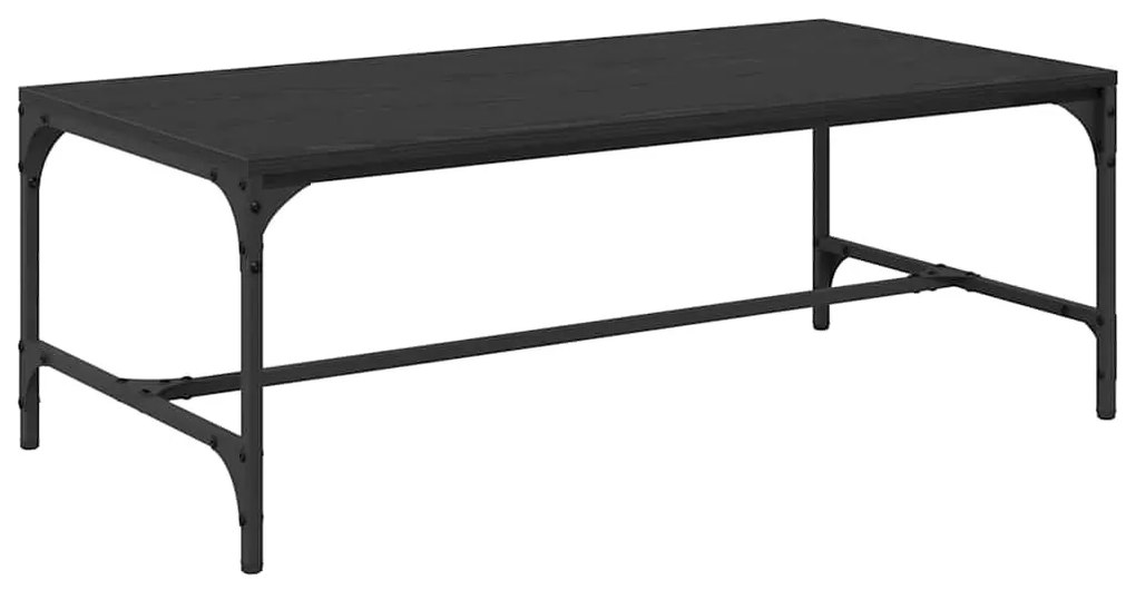 vidaXL Τραπεζάκι σαλονιού Μαύρη Οξυά 100 x 50 x 35 cm