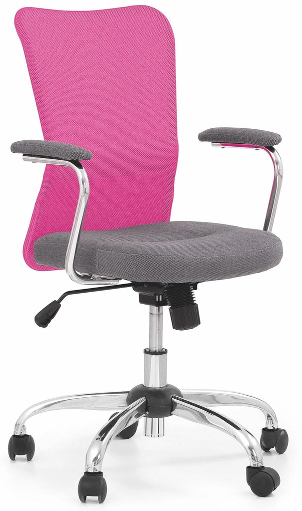 ANDY chair color: grey/pink DIOMMI V-CH-ANDY-FOT-RÓŻOWY