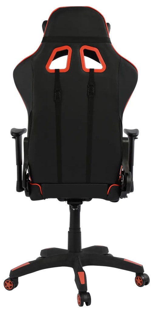 ΚΑΡΕΚΛΑ ΓΡΑΦΕΙΟΥ GAMING HM1062.01 SPEED ΜΑΥΡΟ ΚΟΚΚΙΝΟ PU 68,5 x 71,5 x 133,5 εκ.