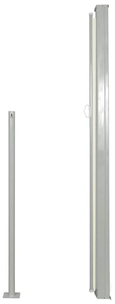 vidaXL Σκίαστρο Πλαϊνό Συρόμενο Βεράντας Κρεμ 170 x 300 εκ.