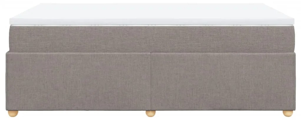 ΚΡΕΒΑΤΙ BOXSPRING ΜΕ ΣΤΡΩΜΑ TAUPE 120X200 ΕΚ. ΥΦΑΣΜΑΤΙΝΟ 3285370