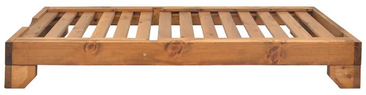 Ξαπλώστρα Zalka pakoworld L1 σε καρυδί απόχρωση 66x197x28εκ (1 τεμάχια)