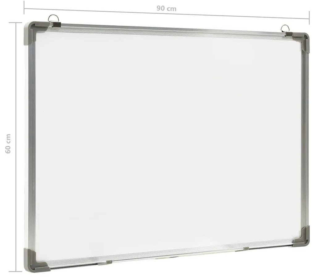Ασπροπίνακας Ξηρού Καθαρισμού Μαγνητικός 90x60 εκ. Ατσάλι - Λευκό