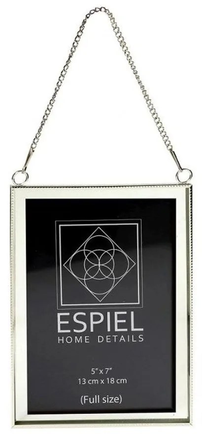 Κορνίζα FAM710 13x18cm Silver Espiel Metal,Aluminum