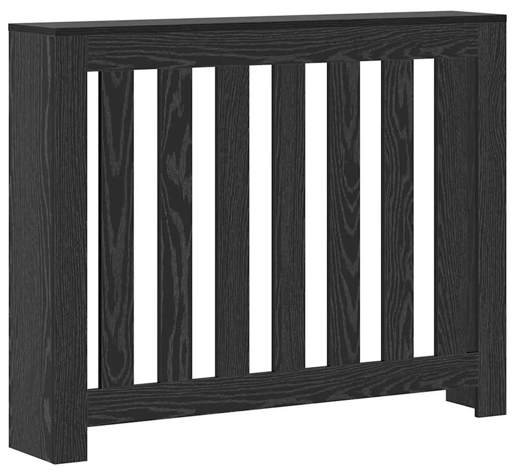 vidaXL Καπάκι Καλοριφέρ Μαύρη Οξυά 104 x 20 x 82 cm Επεξεργασμένο ξύλο