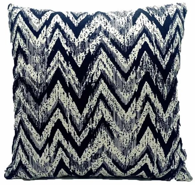 Vekrakis Μαξιλάρι Φιγούρας με Γέμιση 45×45εκ Polycotton Zig Zag Μπορντό