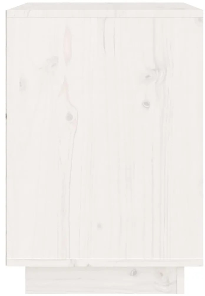 vidaXL Κομοδίνο 40 x 35 x 50 εκ. από Μασίφ Ξύλο Πεύκου