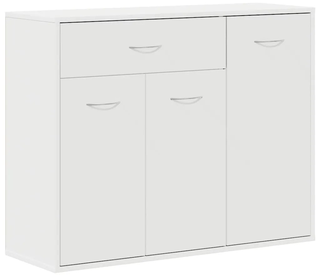 vidaXL Μπουφές Λευκός 88 x 30 x 70 εκ. από Επεξ. Ξύλο