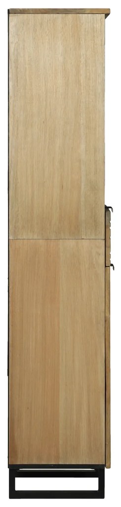 vidaXL Ντουλάπα Μπάνιου 38x33.5x160 εκ. από μασίφ ξύλο Μάνγκο