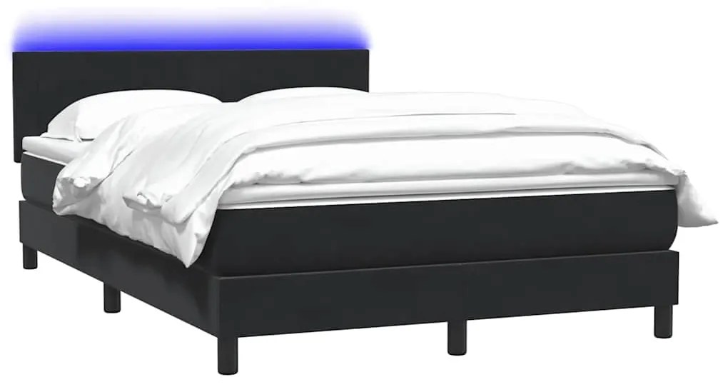 ΚΡΕΒΑΤΙ BOXSPRING ΜΕ ΣΤΡΩΜΑ ΜΑΥΡΟ 1140X210 ΕΚ. ΒΕΛΟΥΔΙΝΟ 3317075