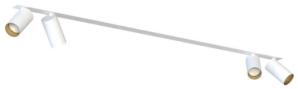Φωτιστικό Οροφής - Σποτ Mono Surface 7686 4xGU10 10W White-Gold Nowodvorski Metal, Plastic