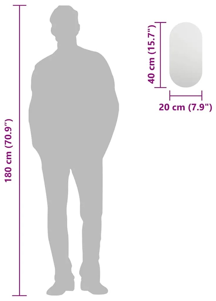 ΚΑΘΡΕΦΤΗΣ 40 X 20 ΕΚ. ΓΥΑΛΙΝΟΣ 326081